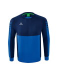 Erima Sport Long Sleeve Six Wings Sweatshirt (Cotton blend, functional) royal blue/navy blue Men